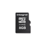 Integral 8GB MICRO SD CARD MICROSDHC CL4 UHS 1