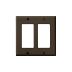 Leviton 80409 wall plate/switch cover Brown