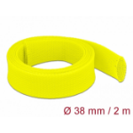 DeLOCK Braided Sleeve stretchable 2 m x 38 mm yellow