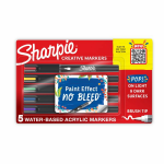 Sharpie 2196904 marker 5 pc(s) Brush tip Blue, Green, Orange, Purple, Red, Yellow