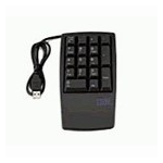 Lenovo Keyboard NON 17keys numeric USB black toetsenbord Zwart