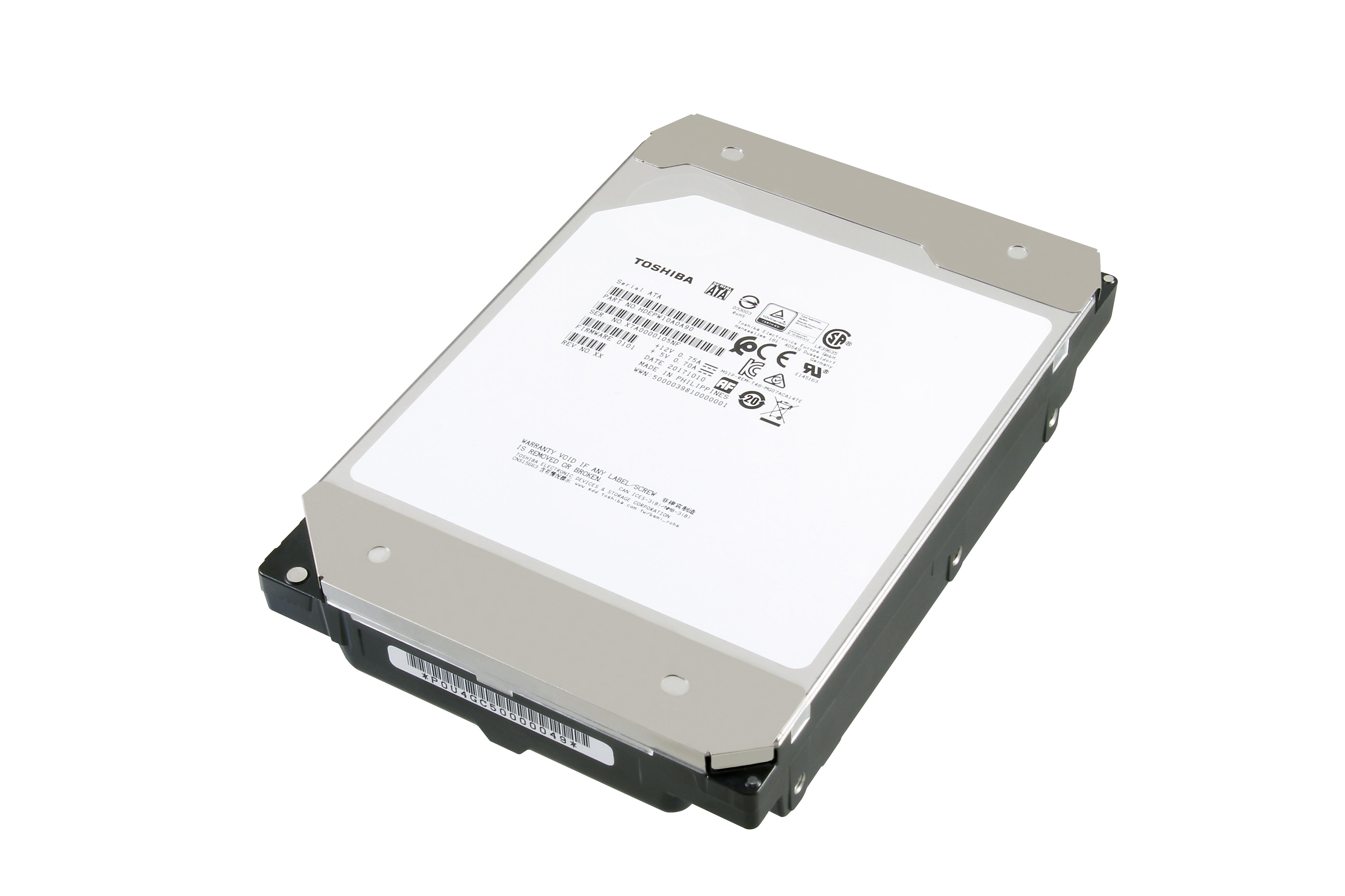 Image of Toshiba MG07ACA12TE internal hard drive 3.5" 12000 GB Serial ATA