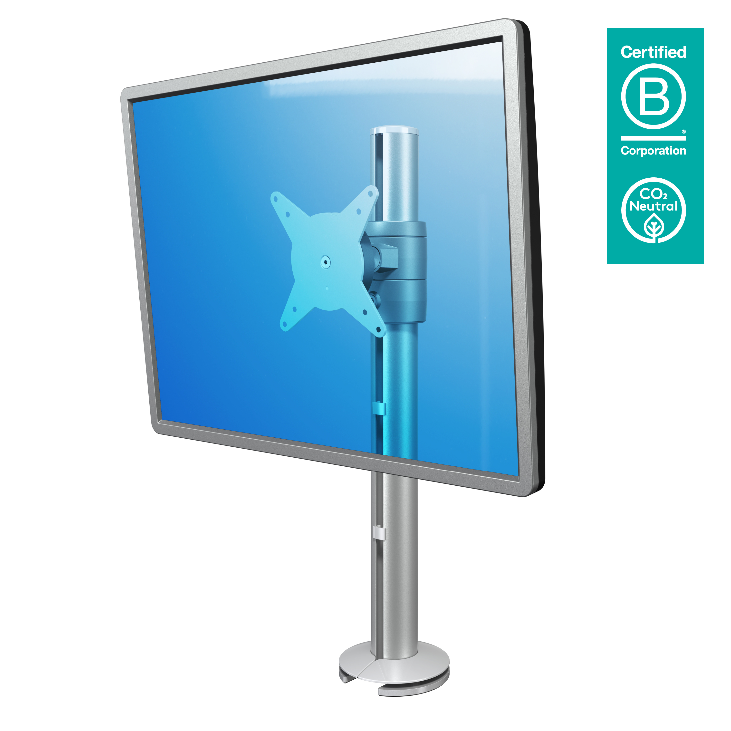 Image of Dataflex Viewlite monitor arm - desk 102