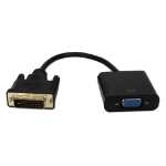 QVS DVIVGA-MF video cable adapter VGA (D-Sub) DVI-D Black