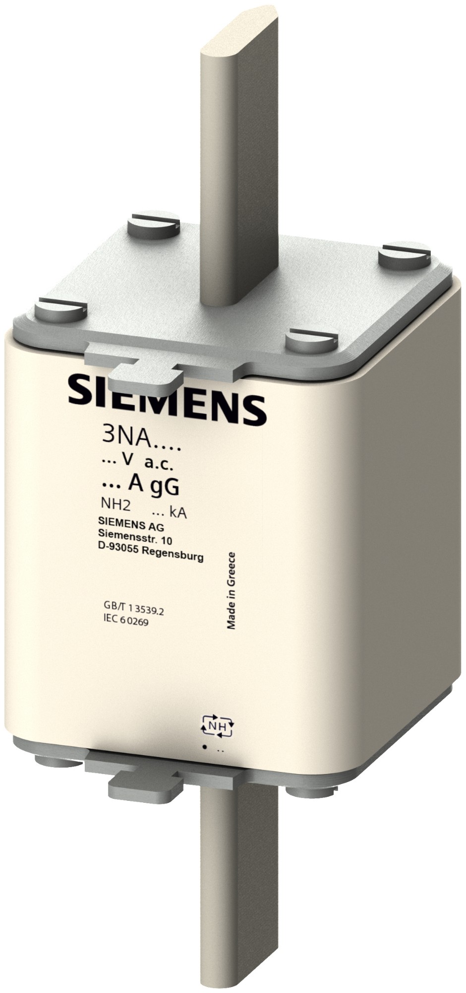 Image of Siemens LV HRC fuse NH2 315A gG 500Vac/440Vdc