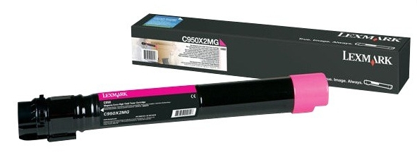 Lexmark C950X2MG Toner magenta. 22K pages ISO/IEC 19798 for Lexmark C