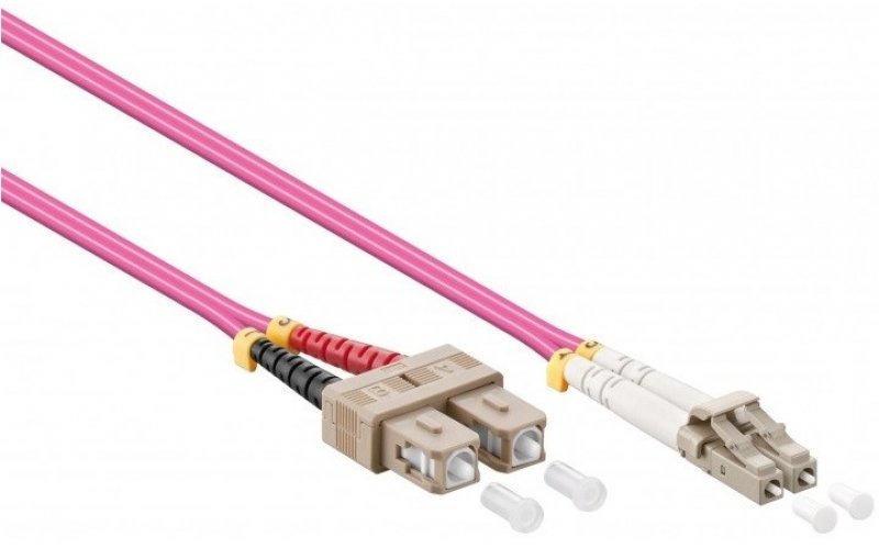 Mercodan 40400057 InfiniBand/fibre optic cable 2 m LC SC Violet