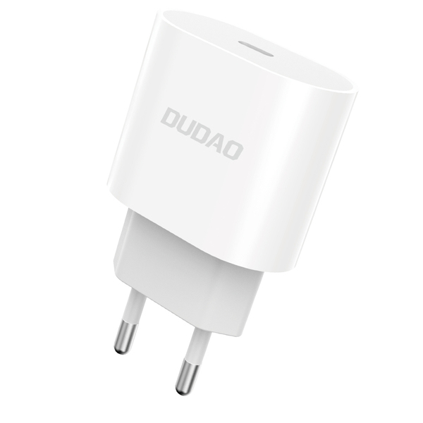 Image of DUDAO EU Charger PD 20W Fast Type C white Universal AC Fast...