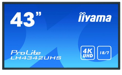 iiyama LH4342UHS-B3 signage display Digital signage flat panel 108 cm (42.5