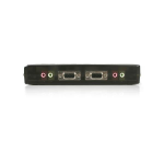 StarTech.com Svart USB KVM-switch-paket med 4 portar, kablar och audio