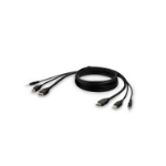 Belkin F1DN1CCBL KVM cable Black 3 m