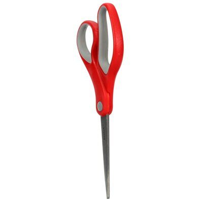 Scotch 1428 stationery/craft scissors Universal Straight cut Grey, Red, Stainless steel