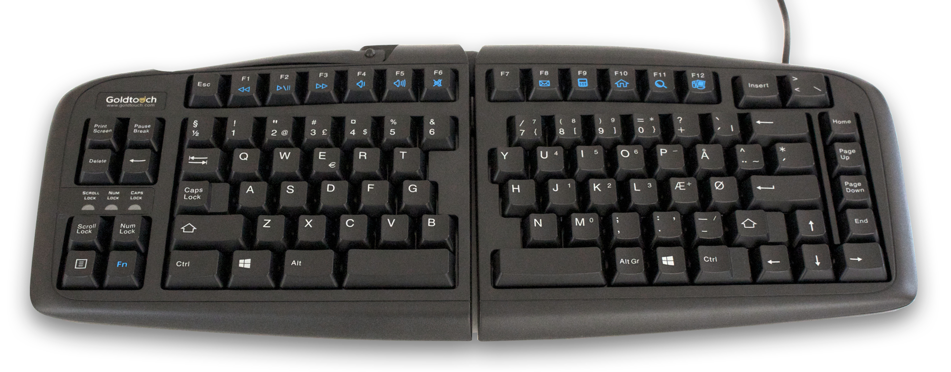 Image of Goldtouch Whilst Stocks Last - Goldtouch Keyboard Danish layout...