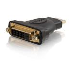 C2G 80348 cable gender changer HDMI DVI-I Black