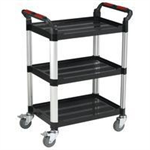 Barton Storage 3 SHELF STD PLASTIC TROLLEY