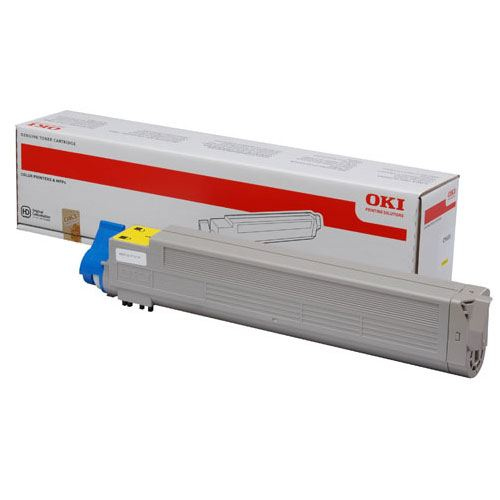 Image of OKI 43837129 Toner yellow, 22K pages ISO/IEC 19798 for OKI C 9655