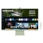 Samsung LS32BM80GUUXXU computer monitor 4K Ultra HD 81.3 cm (32") 3840 x 2160 pixels Green, White