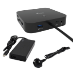 i-tec USB-C HDMI DP Docking Station with Power Delivery 65W + Universal Charger 77 W
