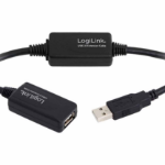 LogiLink UA0145 EXT CBL 15m USB2.0 BLK LOGILINK