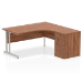 Dynamic Impulse Cantilever Right Crescent Desk Workstation