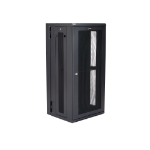 StarTech.com Armoire Réseau Murale à 4 Montants 26U avec Étagère 1U, Armoire Serveur Murale 19" à Charnières pour Équipement IT/AV/Électronique/Ordinateur, Armoire Rack Ventilée Flexible