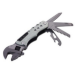 TROIKA TOL44/GY multi tool pliers Pocket-size 12 tools Grey