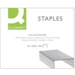 Q-CONNECT Q-CONNECT 24/6MM STAPLES PACK 1000