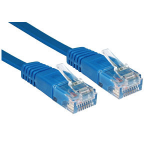 Cables Direct RJFLAT-01.5B networking cable Blue 1.5 m Cat5e U/UTP (UTP)