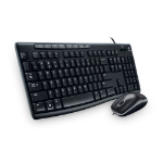 Logitech MK200 keyboard Mouse included USB Black