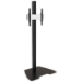 Atdec ADBS-1-4FBB monitor mount / stand Black, Silver Floor