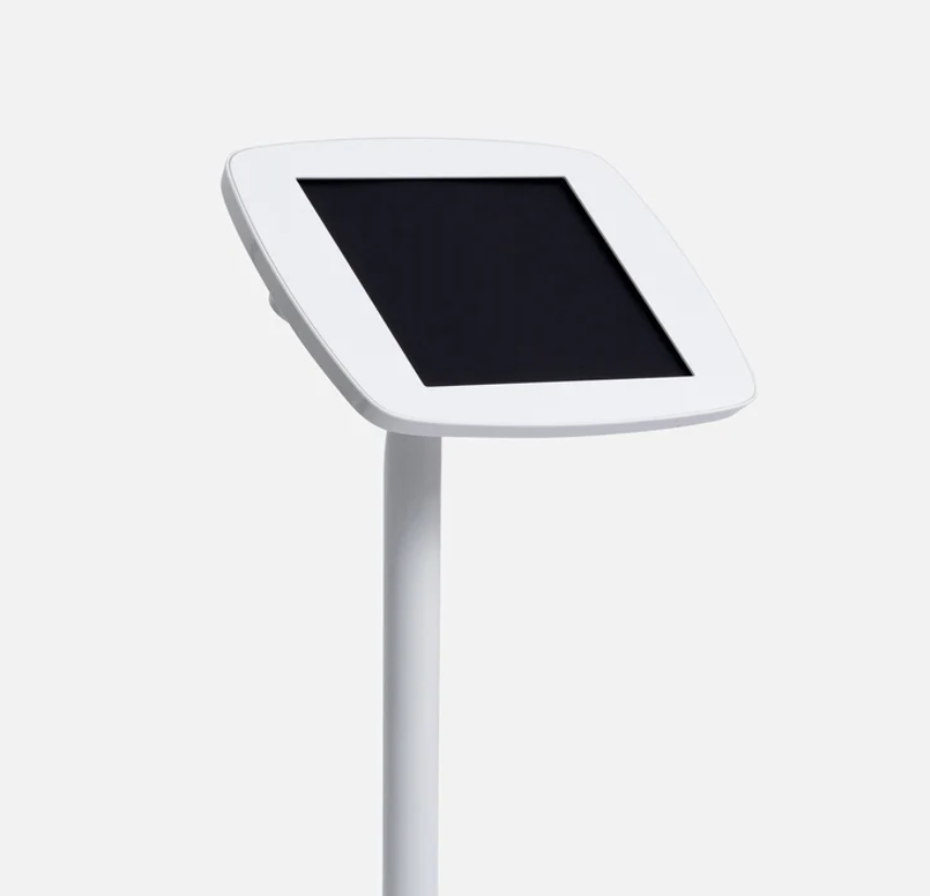 Bouncepad Floorstanding with USB Cable | Samsung Tab A9 Plus 11.0 (2023) | White | Exposed Front Camera and Home Button