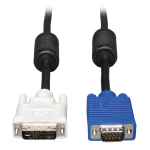 Tripp Lite P556-010 video cable adapter 120.1" (3.05 m) DVI-A VGA (D-Sub) Black, Blue, White