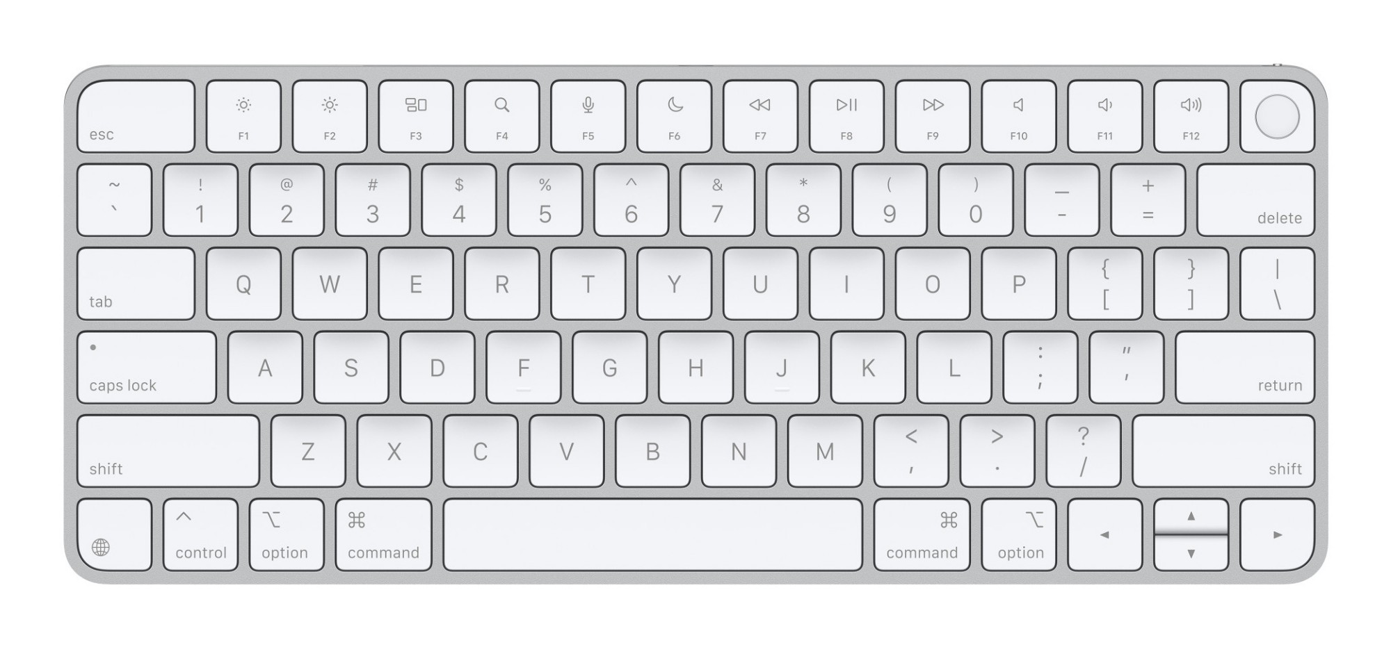 Apple Magic Keyboard with Touch ID for Mac models with silicon (USB–C)