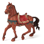 Papo Historical Characters Caesar's Horse Toy Figure, Three Years or Above, Multi-colour (39805)