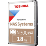 Toshiba N300 Pro internal hard drive 18 GB 7200 RPM 512 MB 3.5" Serial ATA III