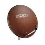 Schwaiger SPI996 satelliet antenne 10,7 - 12,75 GHz Rood