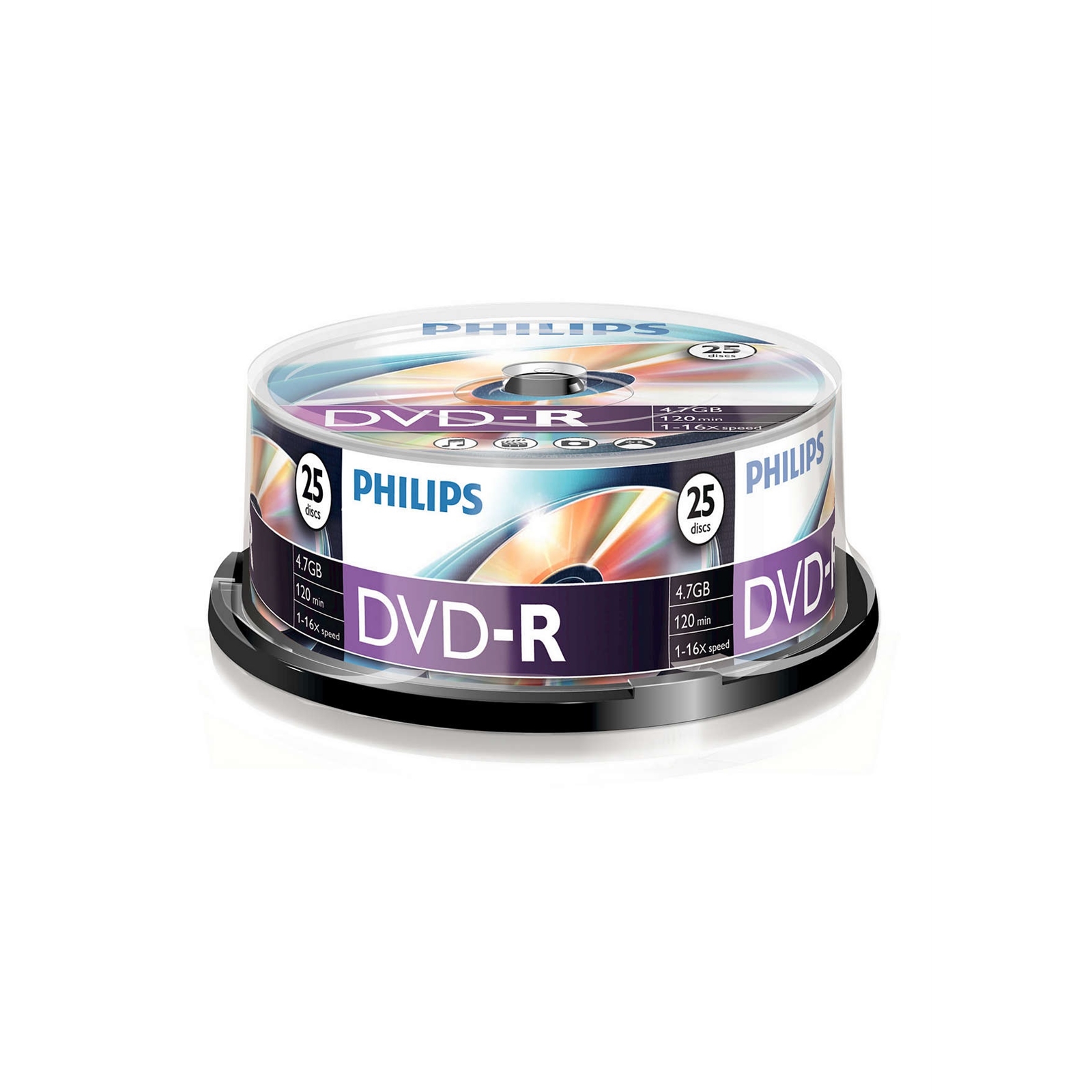 Image of Philips DVD-R 16X 25 PK Spindle