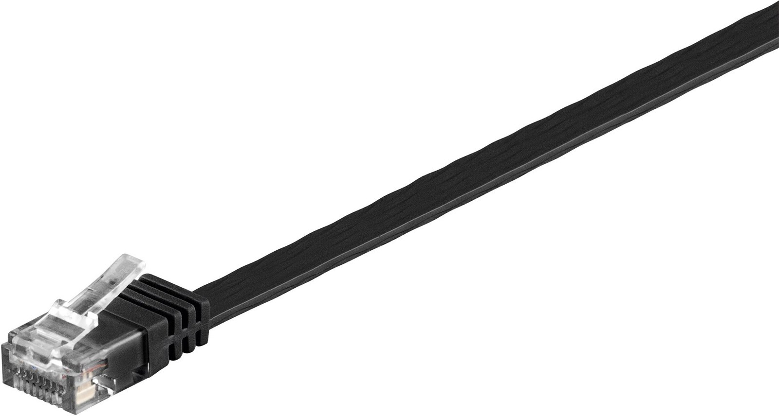 Image of Microconnect V-FTP6015S-FLAT networking cable Black 1.5 m Cat6...