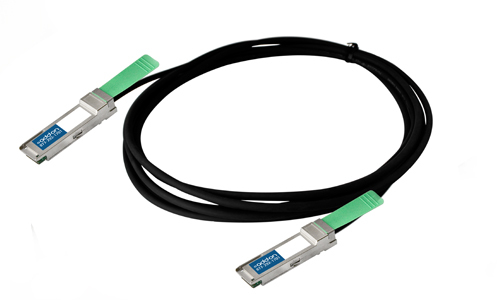 Image of AddOn Networks 1m QSFP+ m/m fibre optic cable QSFP+ Black