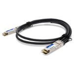 AddOn Networks QDD-400G-DAC-2M-AO InfiniBand/fibre optic cable QSFP-DD Black, Silver