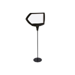 Bi-Office SIG01010101 sign holder/information stand Plastic, Steel Black