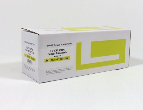 Image of DATA DIRECT Kyocera Toner Yellow Compatible TK580Y 1T02KTANL0