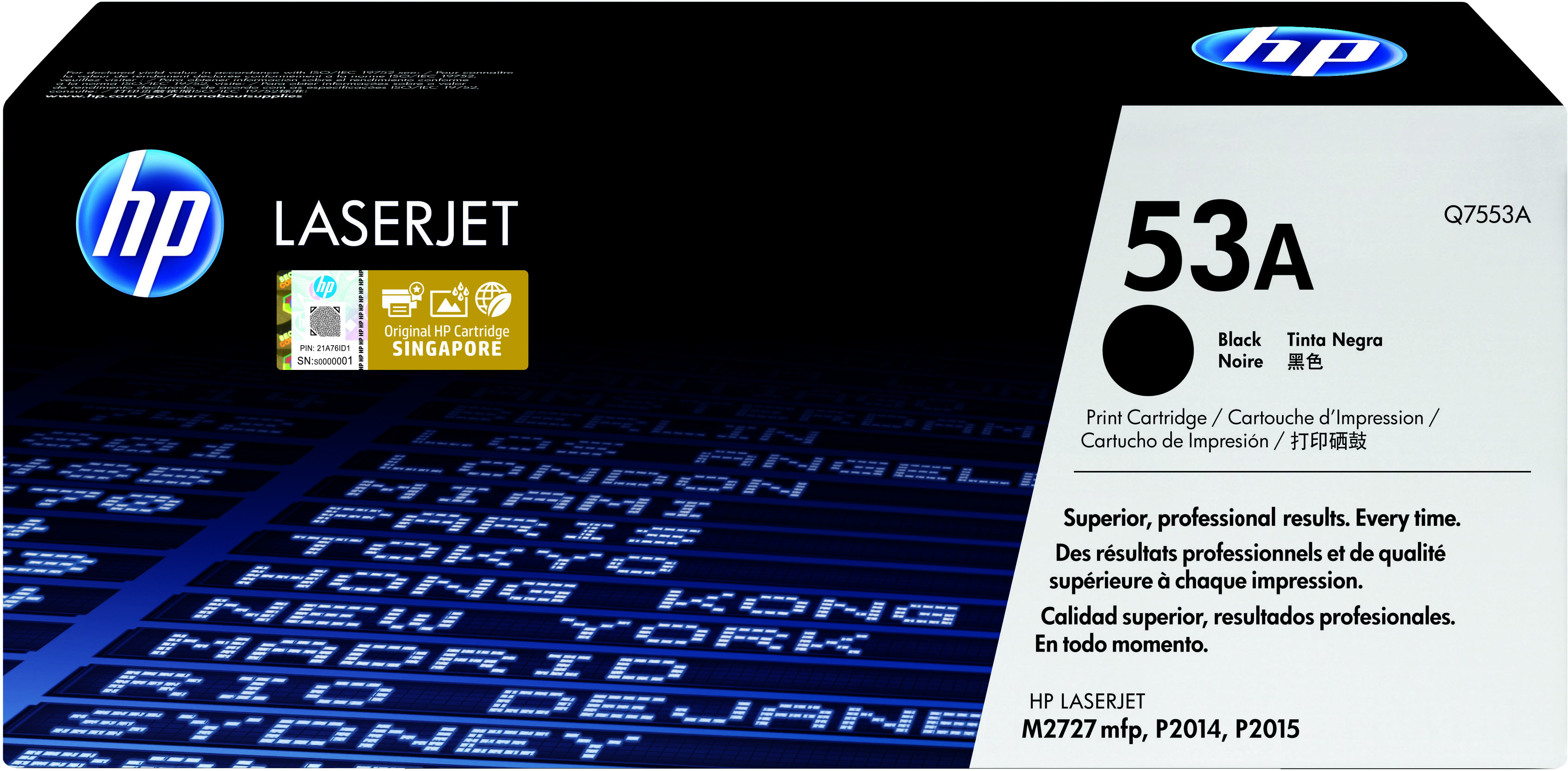 Image of HP Q7553A/53A Toner cartridge black, 3K pages ISO/IEC 19752 for HP...