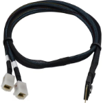 Adaptec 2305100-R Serial Attached SCSI (SAS) cable 0.8 m Black