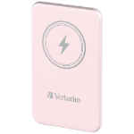 Verbatim Charge 'n' Go Magnetic Wireless Power Bank 5000mAh Pink