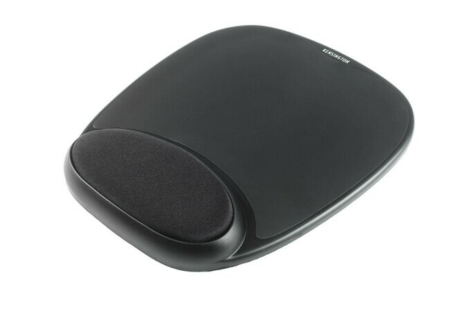 Image of Kensington Memory Gel Mouse Pad with Integral Wrist Support - Black