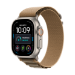 Apple Watch Ultra 4 GPS + Cellular 49mm Natural Titanium Case with Desert Alpine Loop - M