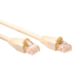 ACT Ivoor 1 meter U/UTP CAT5E patchkabel snagless met RJ45 connectoren
