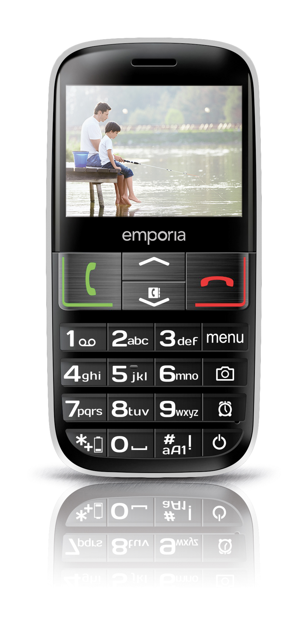 Image of Emporia EUPHORIA 5.84 cm (2.3") 90 g Black, Silver Senior phone