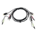 Aten 2L-7D02UH KVM cable 1.8 m Black